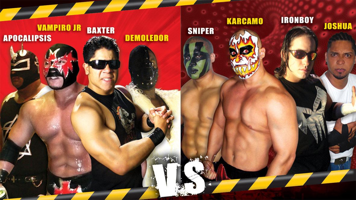 4 VS 4 Team Karcamo vs Team Vampiro Jr – Wrastling Wednesday